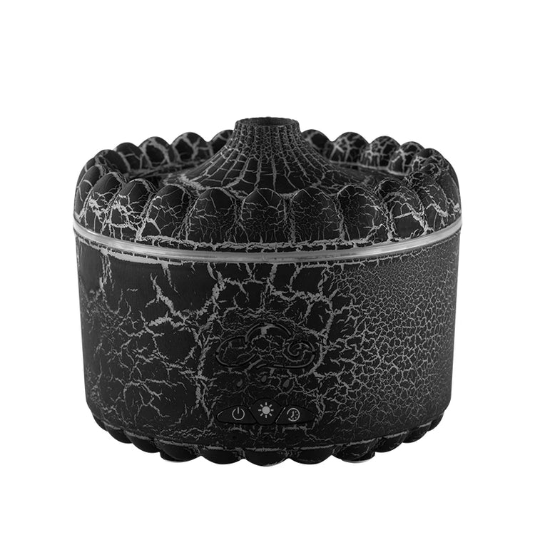 USB Jellyfish Aromatherapy Air Humidifier Electric Table Diffuser with Volcano Crack Light for Home Office Decorative Humidifi
