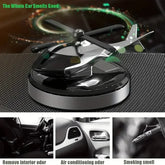 Car Air Freshener Solar Helicopter Styling Decorative Aromatherapy Car Interior Accessories Propeller Rotary Perfume Diffuser