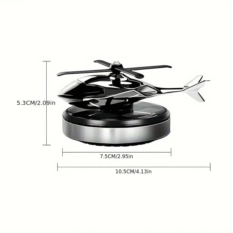 Car Air Freshener Solar Helicopter Styling Decorative Aromatherapy Car Interior Accessories Propeller Rotary Perfume Diffuser