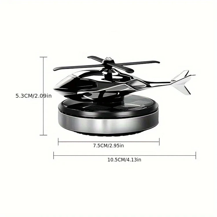 Car Air Freshener Solar Helicopter Styling Decorative Aromatherapy Car Interior Accessories Propeller Rotary Perfume Diffuser